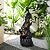 Glitzhome 5 Tier Modern Abstract Women Sculpture Outdoor Water Fountain, Woman Statue Waterfall Fountain with LED Lights and Pump for Porch Deck Garden Patio Backyard, 39.75" H