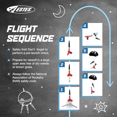 Estes 0651 Der Red Max Rocket-Building Kit, Intermediate Flying-Rocket-Model Kit for Ages 10+ - Image 6