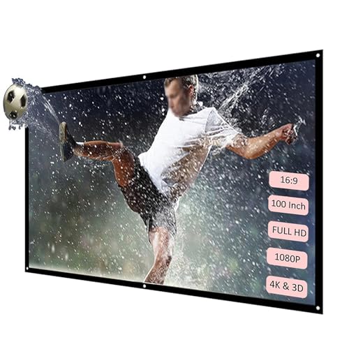 Pantalla de proyector portátil 16:9 plegable 120 pulgadas
