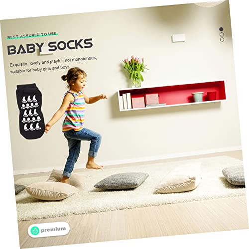 5 Pairs Dotted Socks Socks Trampoline Socks Floor Socks Grip Socks Boat Socks Grip Ankle Socks3