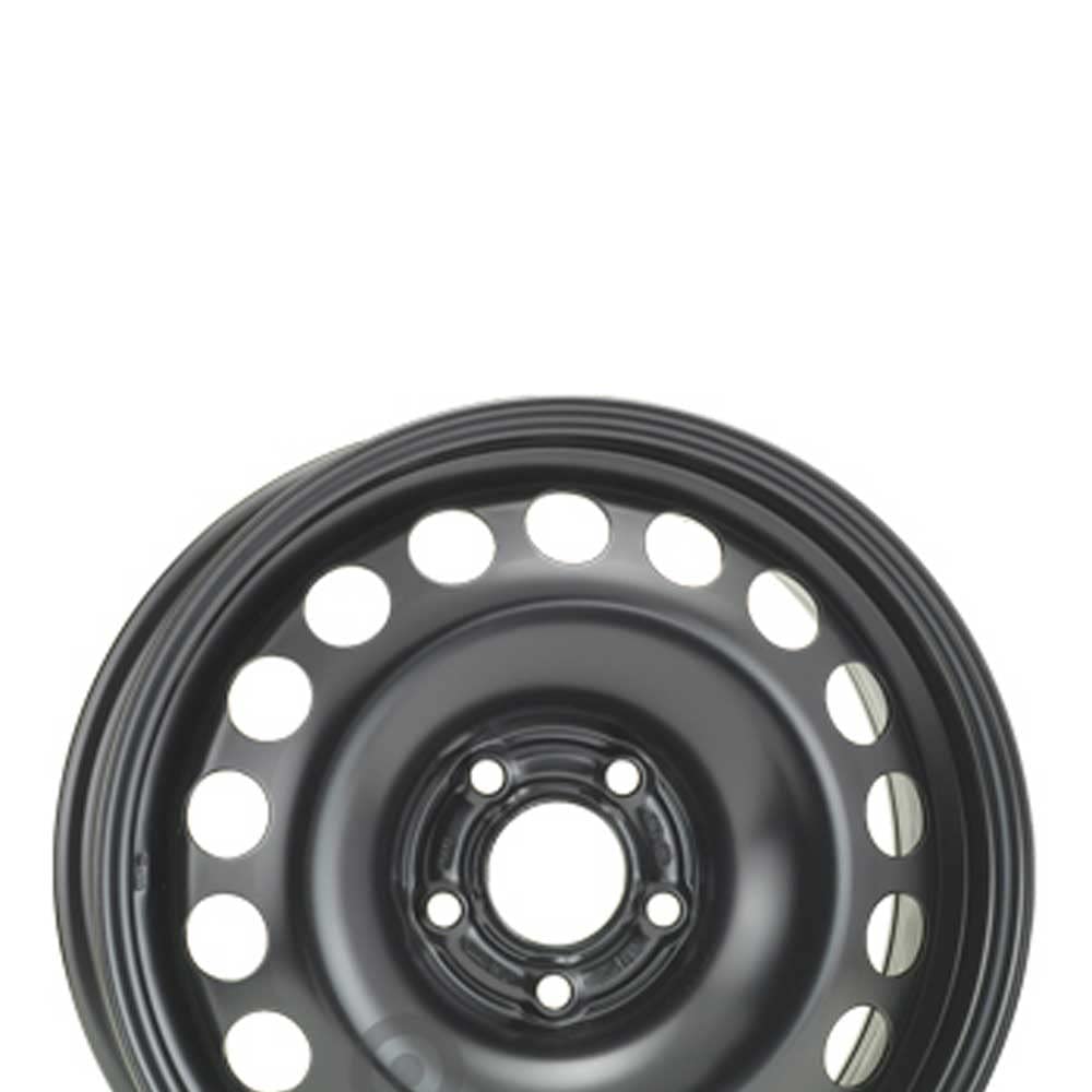 ALCAR SF9543 Cerchio in Acciaio 6x16 Corsa D (5x110) ET40 Foro mozzo 65, Nero o Argento, Ruota per autovetture