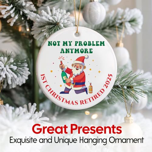 Funny Retirement Gifts for Colleagues - Unique Bauble Keepsake - Image 4