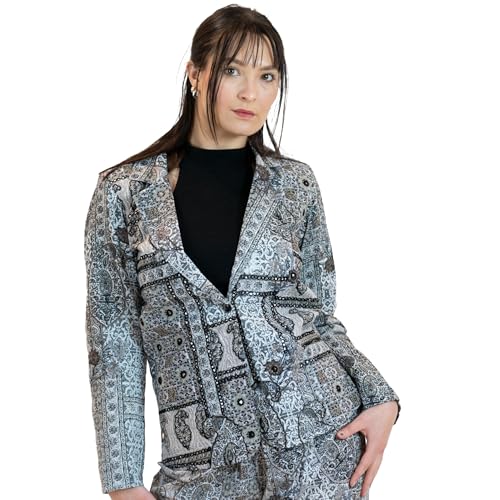 Womens Suits 2 Piece Set Business Casual - Mirror Work Blazers with Sleek Trouser - 2 Piece Sets for Women Fall Dressy