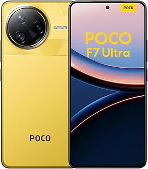 Xiaomi POCO F7 Ultra Smartphone, 12+256, Yellow, 5300mAh battery, 120W HyperCharge, HyperAI