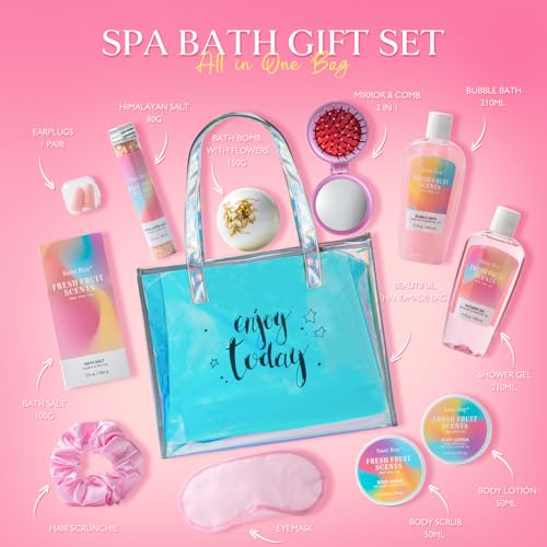 Spa Gifts Bag Skin Care Set - Luxurious Rose Spa Gift Baskets for Women - image 3