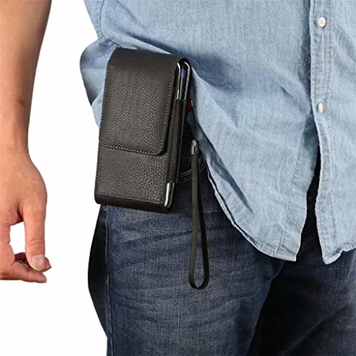 Strap Pouch Leather Mobile Phone Bag Wallet Case Men Waist Belt Clip Holster Waist Bag2