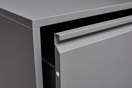 Miniatura 7 de Archivador lateral archivador para oficina en casa cajón grande de metal para tamaño legalcarta A4 muebles de oficina en casa acero metálico