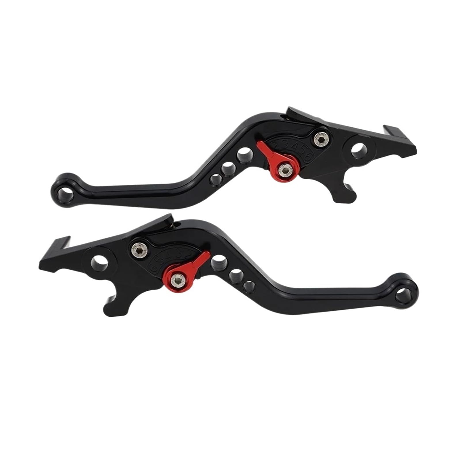 Usqbuzhhk A-Black With Red Brake Clutch Lever Motorcycle Brake Clutch Levers Handle For Forza 750 350 300 250 125 X-Adv Adv350 Nss