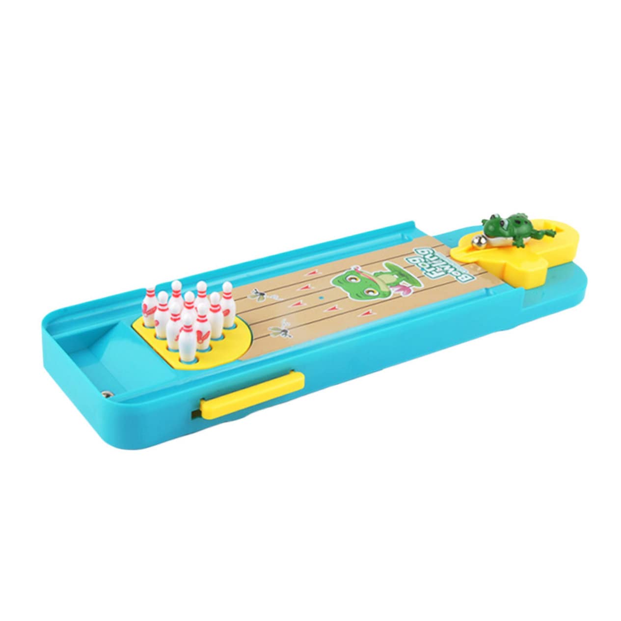 TOYANDONA 2piezas Mini Bowling De De Escritorio para Niño Juguete Educativo y Desarrollo De Habilidades