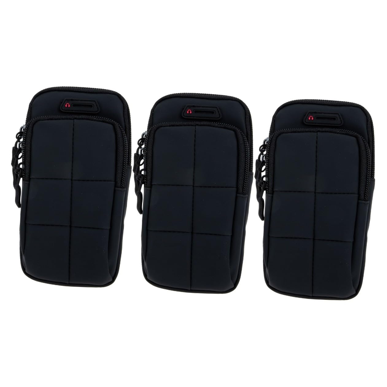 Housoutil 3 Pezzi Fascia Da Braccio Multifunzione Per Cellulare Fascia Da Braccio Per Corsa Borsa Portaoggetti Per Allenamento Ciclismo Escursionismo