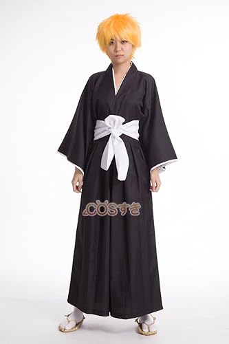 Amazon コスプレ衣装 即納 在庫 Bleach ブリーチ 死覇装 コスプレ 死神 衣装 風 キャラクター服 コスプレ衣装 アニメ コスチューム コスプレ 仮装 通販