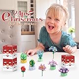 Advent Calendar Girls 24 Pack Succulent & Bouquet Building Blocks for Kids Advent Calendar 24 Days Gifts for Kids Boys Girls Christmas Countdown Calendar - Image 4