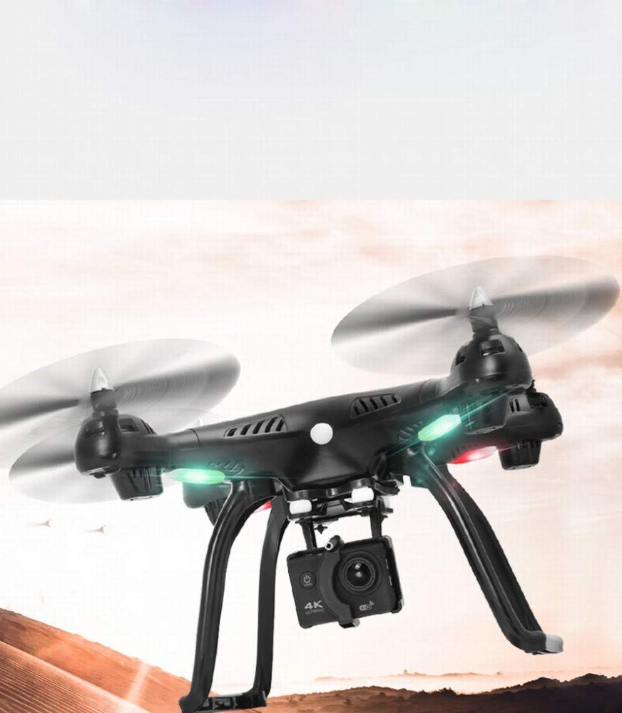 MU Fotografia Aerea Aerea Del Velivolo Del Mini Elicottero Del Fuco a Quattro Assi Hd Professionale 4K Grande Aereo Di Modello Adulto Del Giocattolo Di Nozze,Nero,A