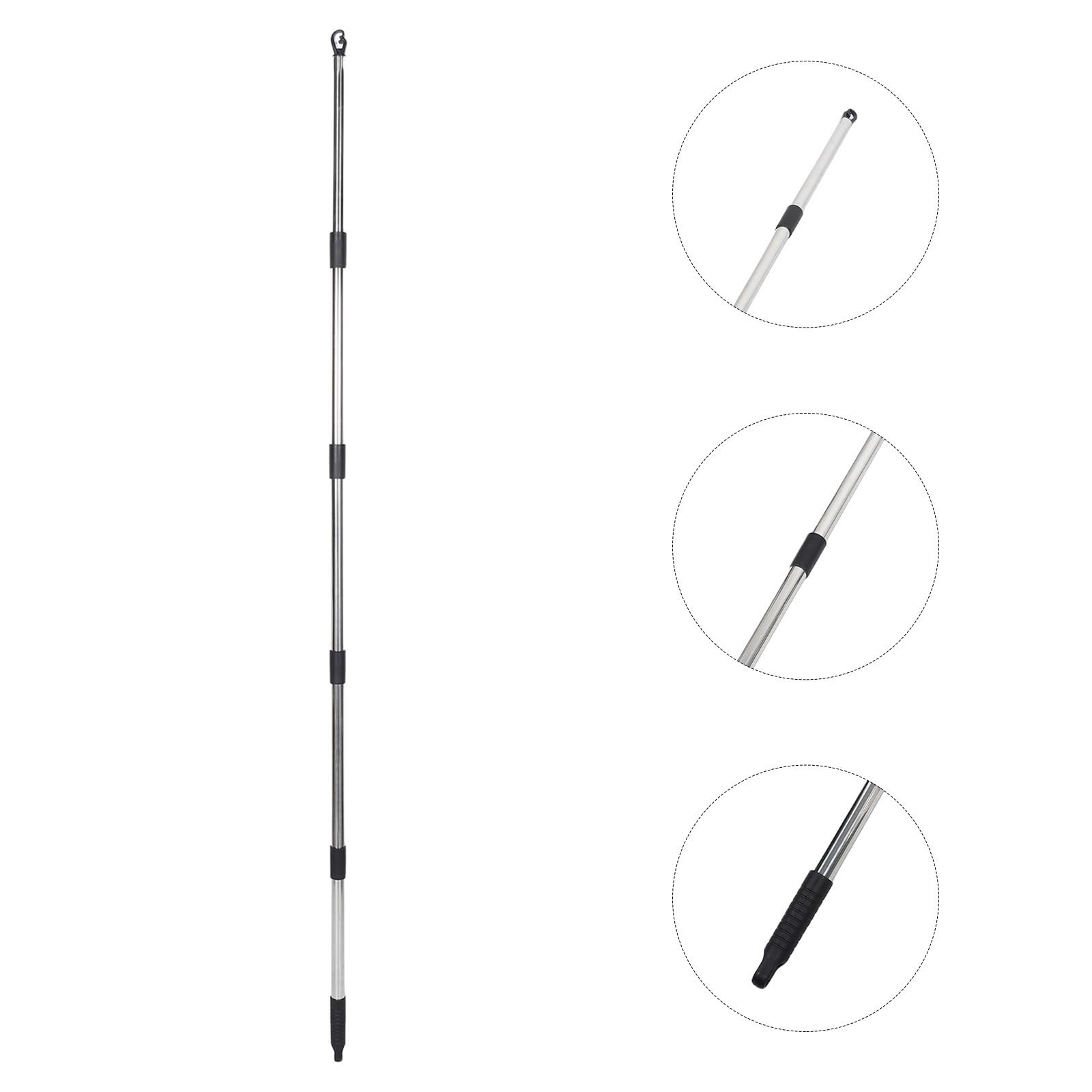 TOYANDONA Robuster Outdoor Wäscheleine Stützstab aus Segmenten zur Verhinderung von Durchhängen Stabilen Befestigung von Wäscheleinen