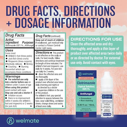 Welmate Clotrimazole 1 Antifungal Topical Solution 033 Fluid Ounce  Cucciolini Doodles Welmate clotrimazole 1 antifungal topical solution 0 33 fluid ounce   cucciolini doodles