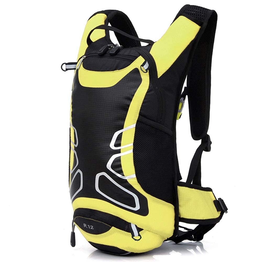 Fahrradrucksack Wasserdicht Leichter Trinkrucksack Sport-Tagesrucksack hält die Flüssigkeit kühl zum Wandern, Radfahren, Mountainbiken und Skifahren 12L für Fitness-Wandern Kletter