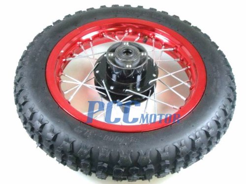 PCC MOTOR 10\" 2.5 X 10\" RED REAR RIM WHEEL SDG COOLSTER 107 125cc PIT BIKE WM10R