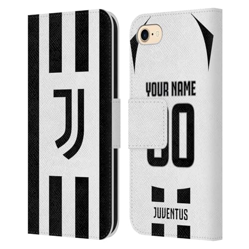 Étui portefeuille iPhone SE personnalisé Juventus protection intégrale en cuir avec fentes
