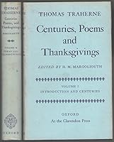 Centuries, Poems and Thanksgivings. 2 Vols. B001NZQBJU Book Cover