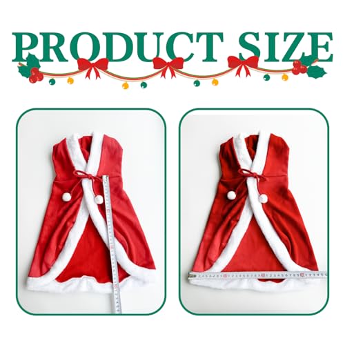 Weihnachten Kapuzen Welpe Katze Kleidung,Haustier Kostümumhang,Haustier Kleidung Lustige Anime Cosplay Kleidung,Weihnachten Niedlich Hundebekleidung Super Weich Kostüm,Geschenk für Haustier