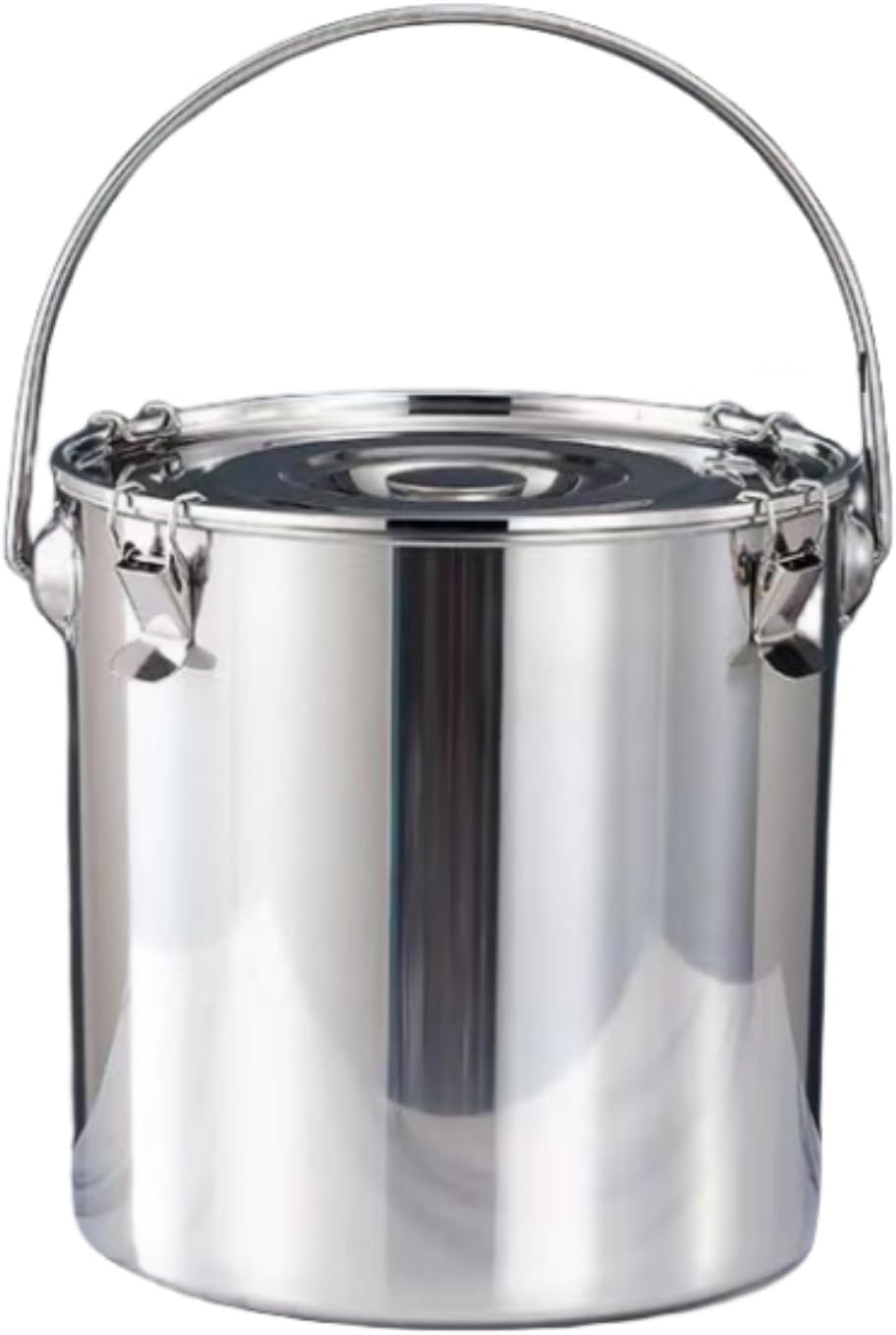 Amazon | Rutexcステンレス製蓋付きロック式寸胴鍋 3L-35L サイズ選択