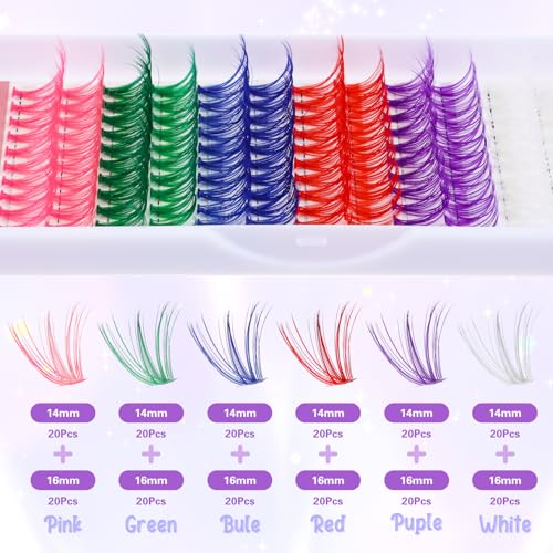 Amabro Colored Eyelash Extensions - Image 2