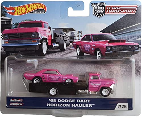 Hot Wheels '68 Dodge Dart Team Transport with Horizon Hauler Series #25, 2020