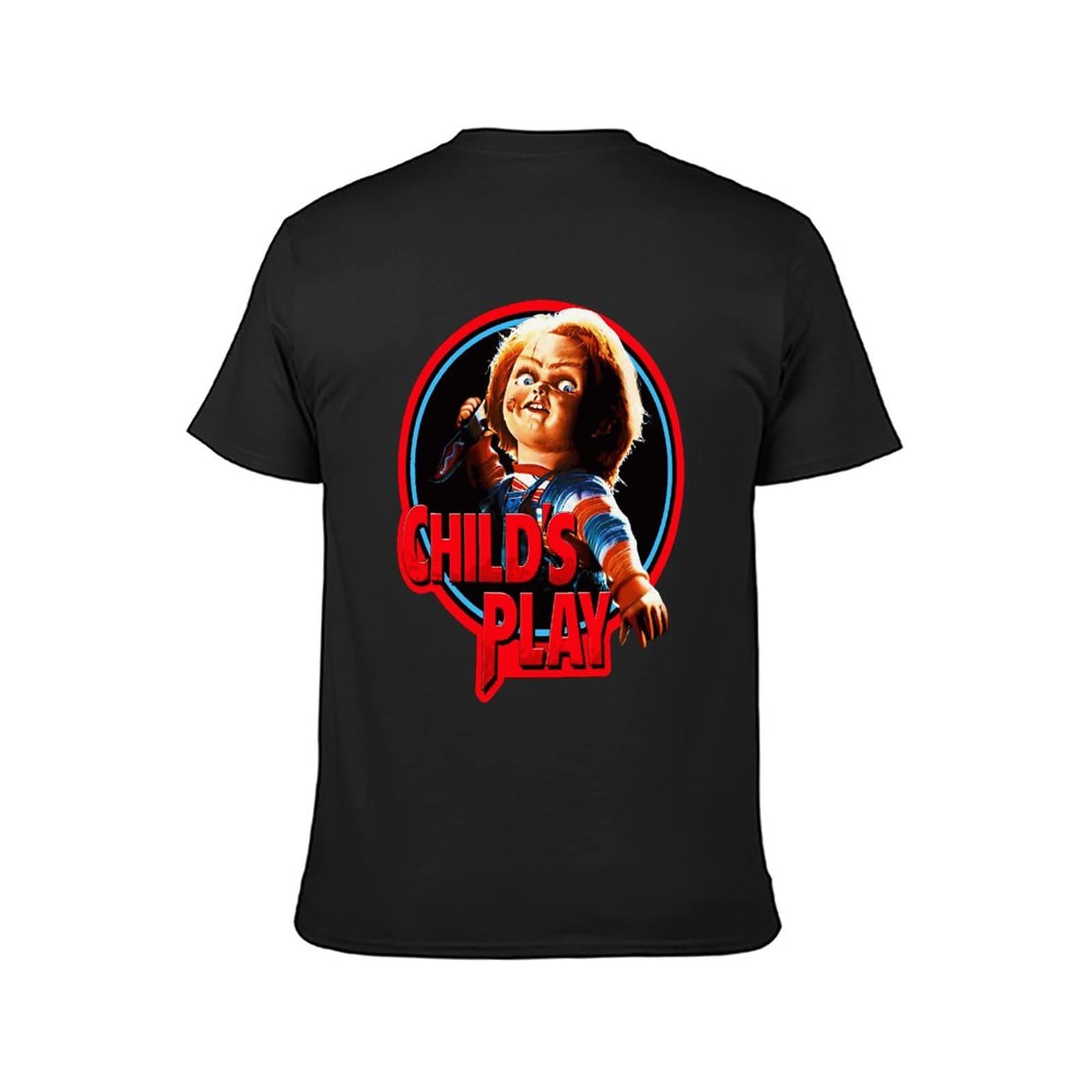 チャイルド・プレイ チャッキー ビッグプリント 黒 XL 映画 ムービーTシャツ CHUCKY ビッグプリント ムービーTシャツ チャイルドプレイ
