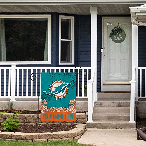 Image of Rico Industries NFL Standard /Primary Personalized 13 inch x 18 inch Double Sided Garden Flag