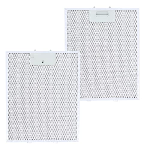 Anakel Home Pack 2 Filtros de Campana Extractora 353110 compatibles con Campanas Balay Bosch 31x25cm | Color plateado, Importante Medir Distancias