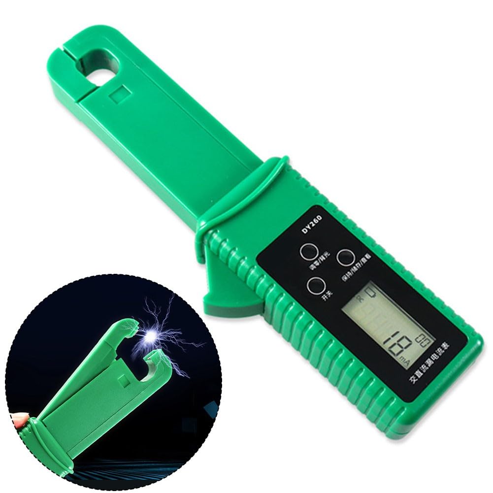 Auto-Leckage-Tester, Wechselstrom-DC-Zangenmessgerät, Automobil-Stromtester, automatische Reichweite, ± 2 % Genauigkeit, 60 A Bereich, für Autobatterie, Motor, Motorwartung