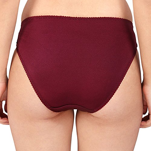 Image of Bralux Women's Lazari Wine Color Panty (Wine XL)