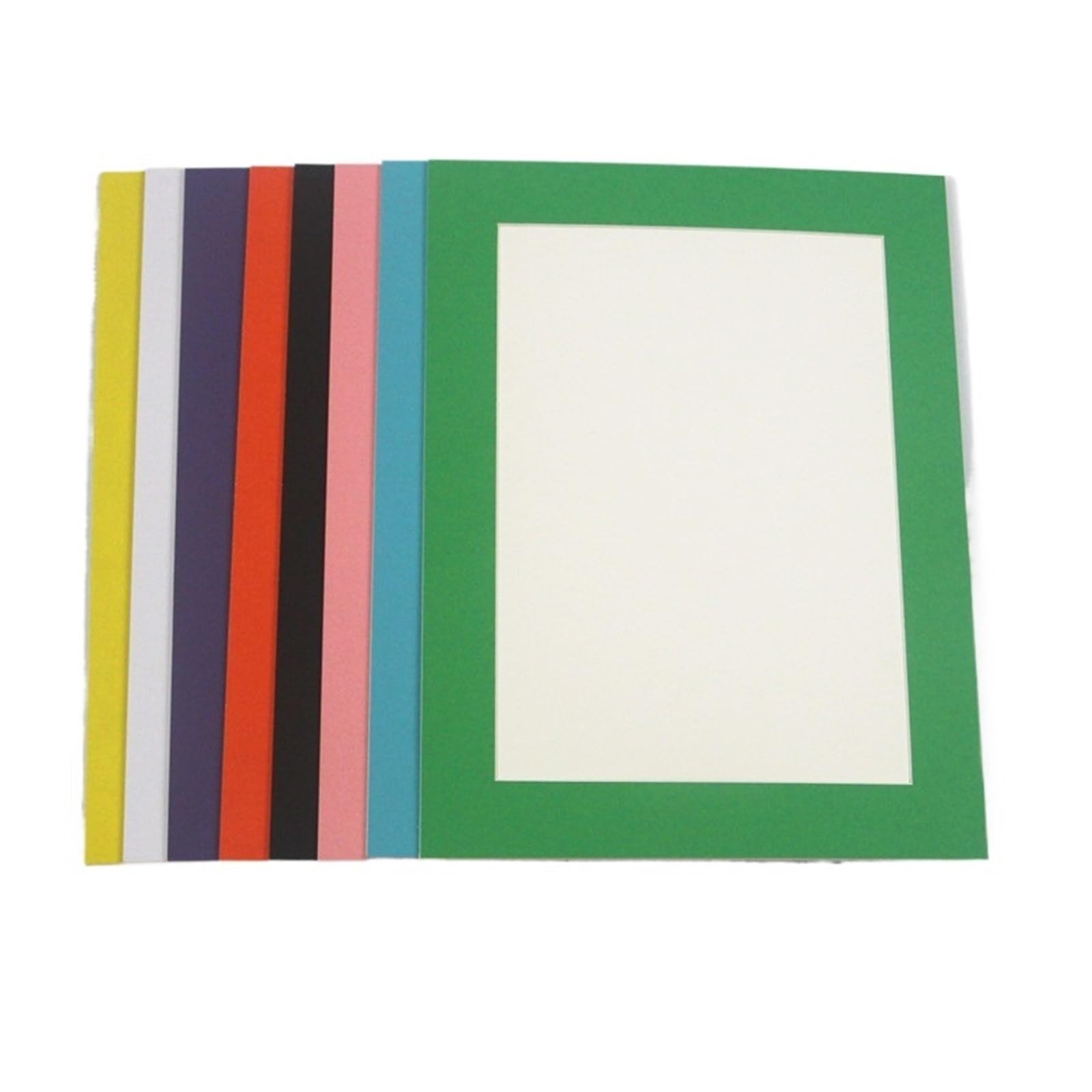 Gwyzax Cardboard Photo Frames 6piece set of simple cardboard picture frame mounting children's picture frame A4 a3 cardboard4/16(Blue)