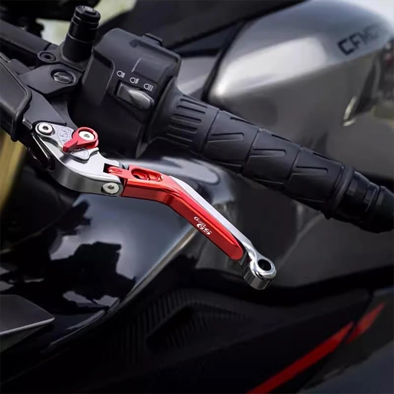 Palancas Embrague Freno Manetas de Embrague de Freno Extensibles y Plegables CNC para Motocicleta para G650GS V, para Sertao G 650 GS, G650 GS (2008-2016)