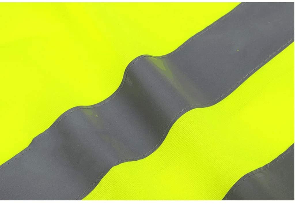 Chaleco reflectante de alta visibilidad Chaleco reflectante de seguridad para el tráfico Chaleco para caminar de noche Chaleco de seguridad más adecuado para salir Chaqueta reflectante de seguri