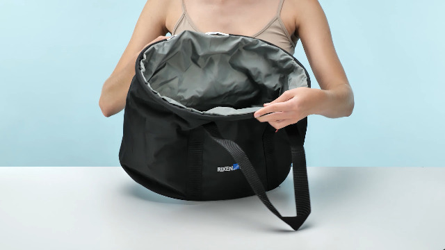 Panier Shopper Pro KlickFix - Pour Vélo - 38x25x29cm - Capacité 24L - Charge Max 7kg - Avec Bandeoulière