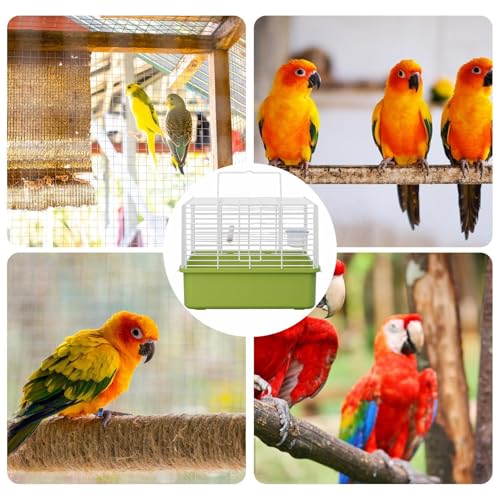Cage d'oiseaux, Porte-Oiseaux - Carrier Amovible pour Les Oiseaux D'Oeuvre | Volière de Voyage légère, Cages d'oiseaux de vol Portables pour Le Transport, Usage extérieur – Image 5