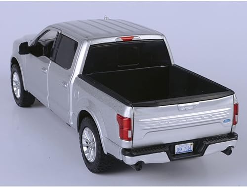Miniatura 4 de Motormax 79364 2019 Ford F-150 Toy Car Crew Cab Pickup Truck Metallic Silver 1:27 Escala Diecast Modelo Car