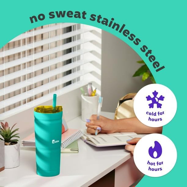 Miniatura 2 de Bubba Envy S - Vaso aislado de acero inoxidable con popote  frío 18 horas  Caliente 6 horas  Se adapta a portavasos  Fácil de limpiar  Sin BPA, 24