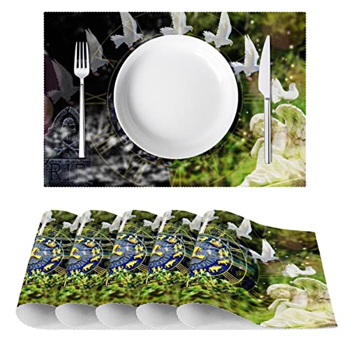Sets de table pour tables à manger mystiques pour repas conviviaux - 3
