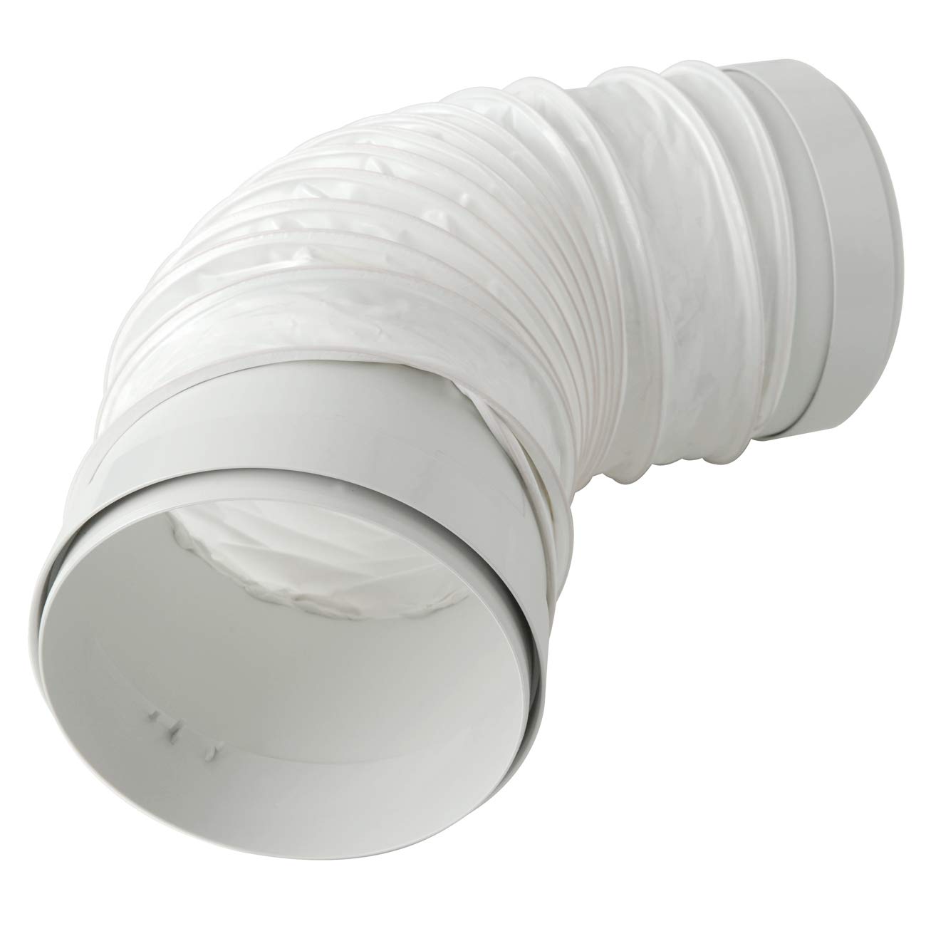 La Ventilazione CGF150B Giunto flessibile ø 150 mm interno con imbocchi F/F per tubi tondi. Colore bianco