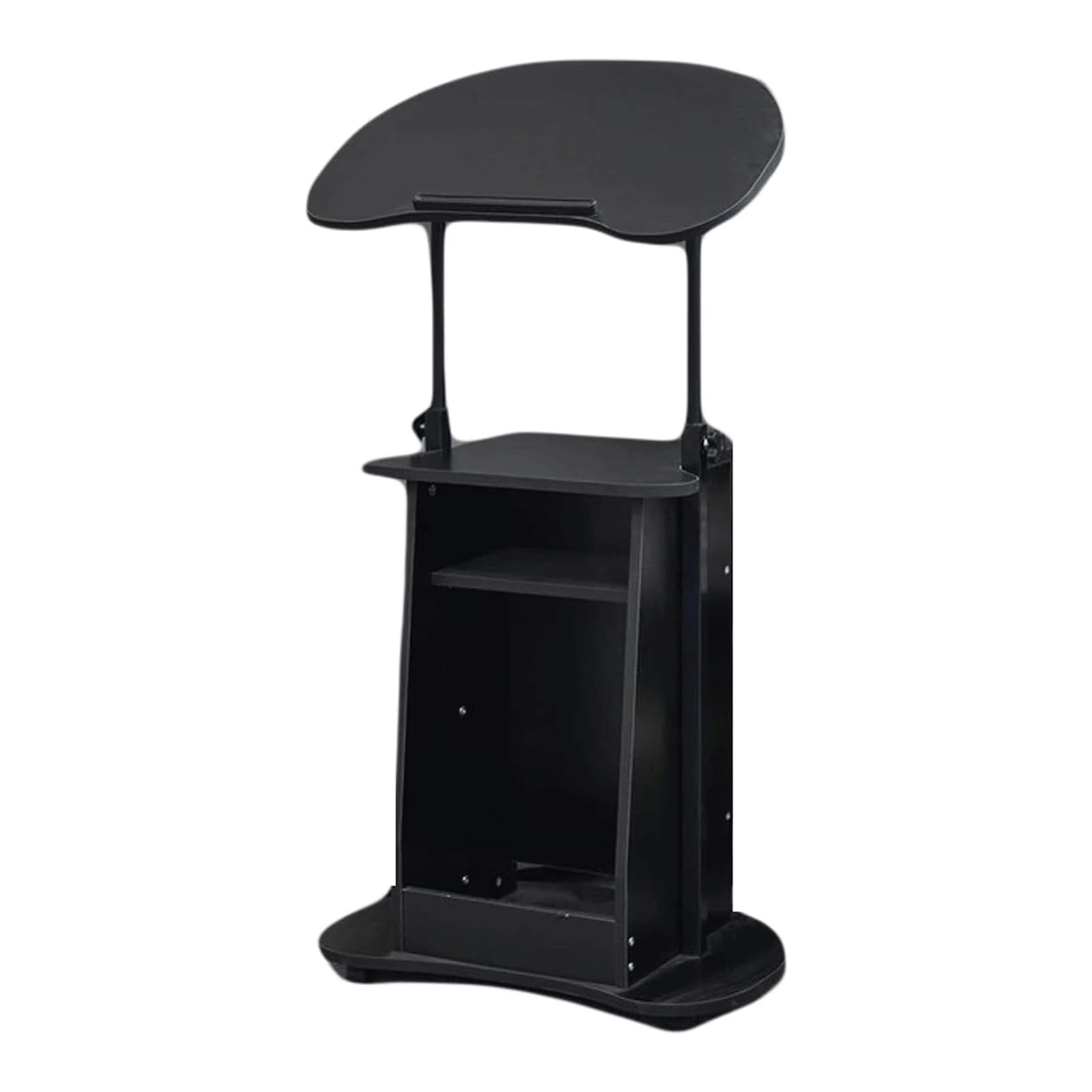 MYUYEE Fashion Side Table Side Table Lift End Table Height Adjustable Bedside Table Laptop Table Creative Table Portable Computer Desk (A)