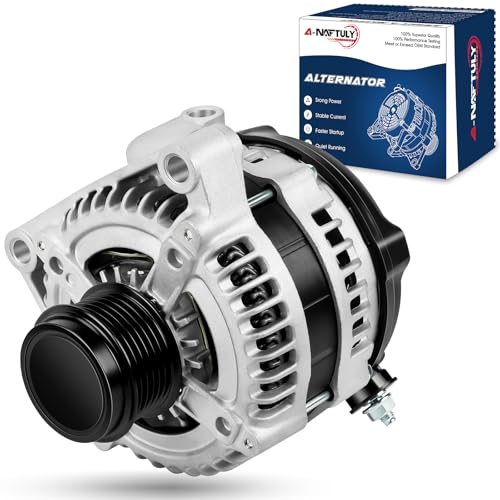 Alternator Fits for Dodge Caravan, Grand Caravan, 3.3L, 3.8L, Chrysler Voyager, Town and Country 2001 2002 2003 2004 2005 2006 2007, 140A, High Output Alternator Replacement AND0293, 13871