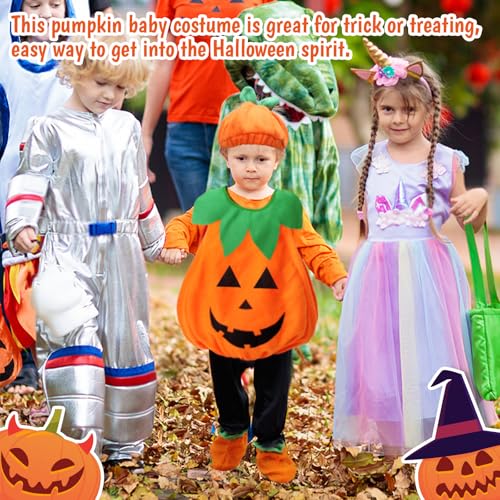 Disfraz de Calabaza para Bebés 2-3 años miniatura 5