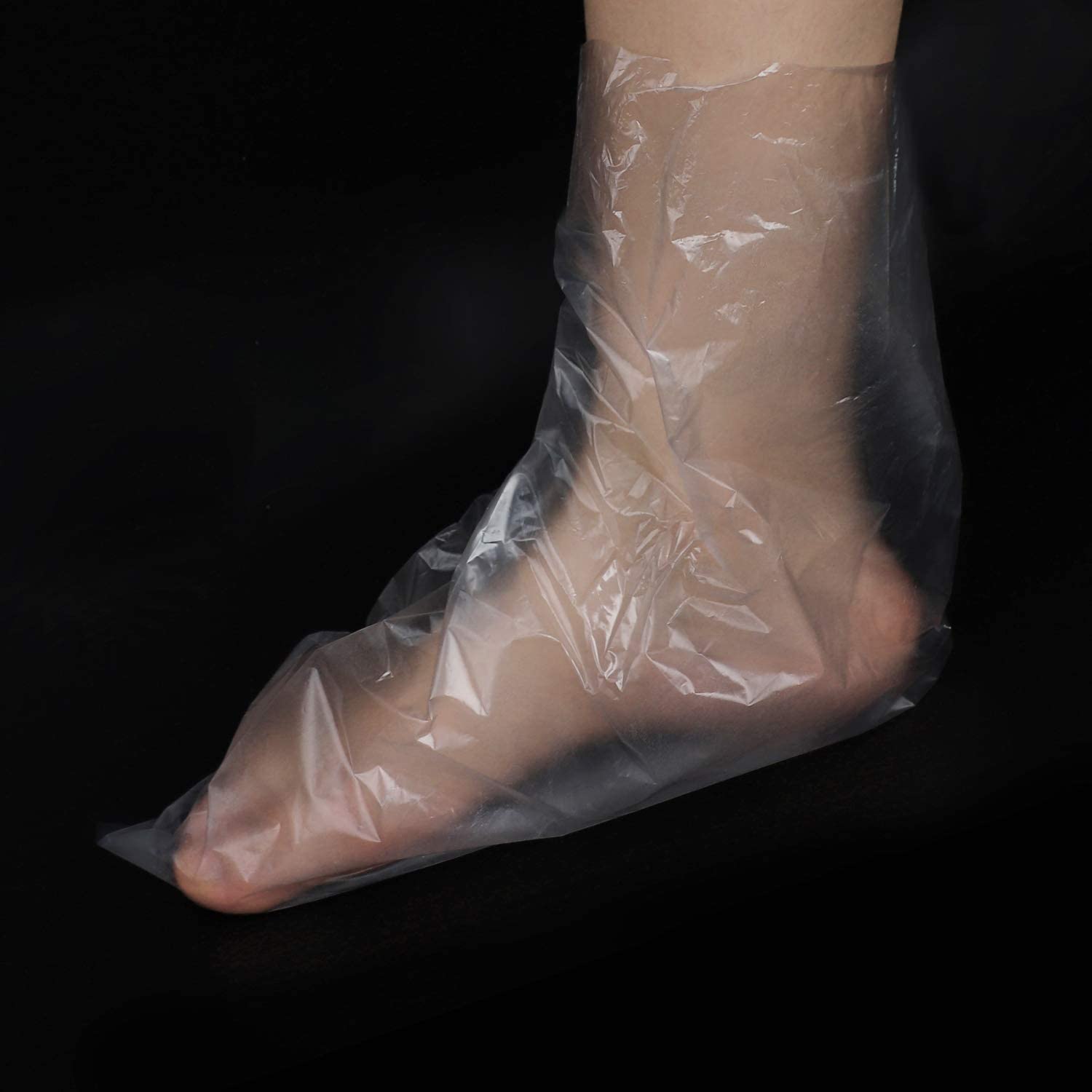 Segbeauty Lot de 200 sacs de cire de paraffine pour mains et pieds, doublures de cire de paraffine, chaussettes de recharge de cire thérapeutique et gants de bain pour traitement de la cire Therabath