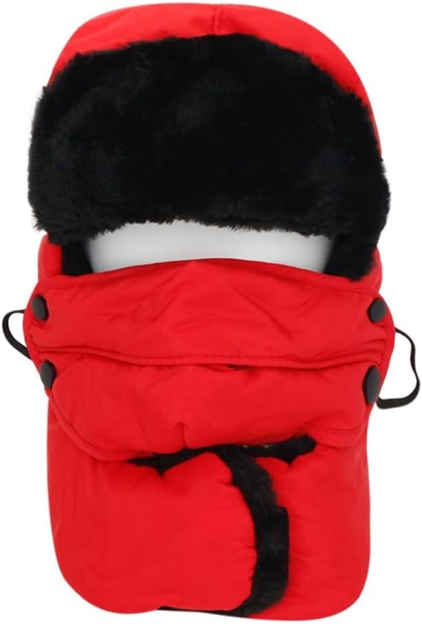 Winter hat Winter hat Thick Plus Velvet hat Outdoor Windproof Cold Protection Ear Protection hat Winter hat/56
