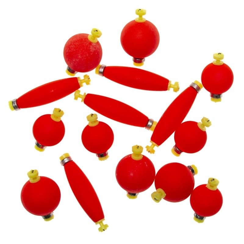 Set de 15 flotadores de espuma EPS para pesca miniatura 7