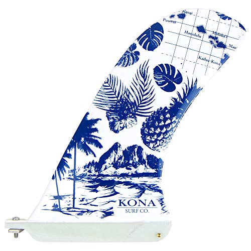 KONA SURF CO. Pivot Single Center Fin for Longboard, Surfboard and Paddleboard in