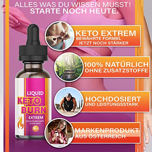Keto Tropfen Saint Nutrition – Keto Burn Liquid zur Unterstützung des Stoffwechsels