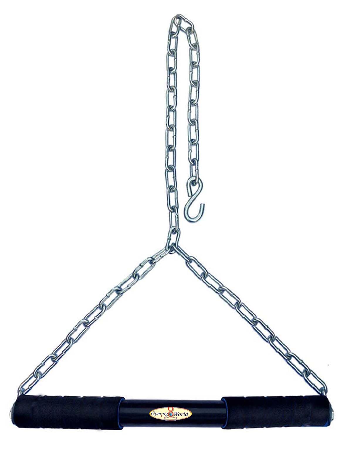 Gyming world® 4 Feet Chin up Bar, Sangal Hanging Rod with Chain, Height Increaser and Pull Exercise with Heavy Duty Chain-image-42